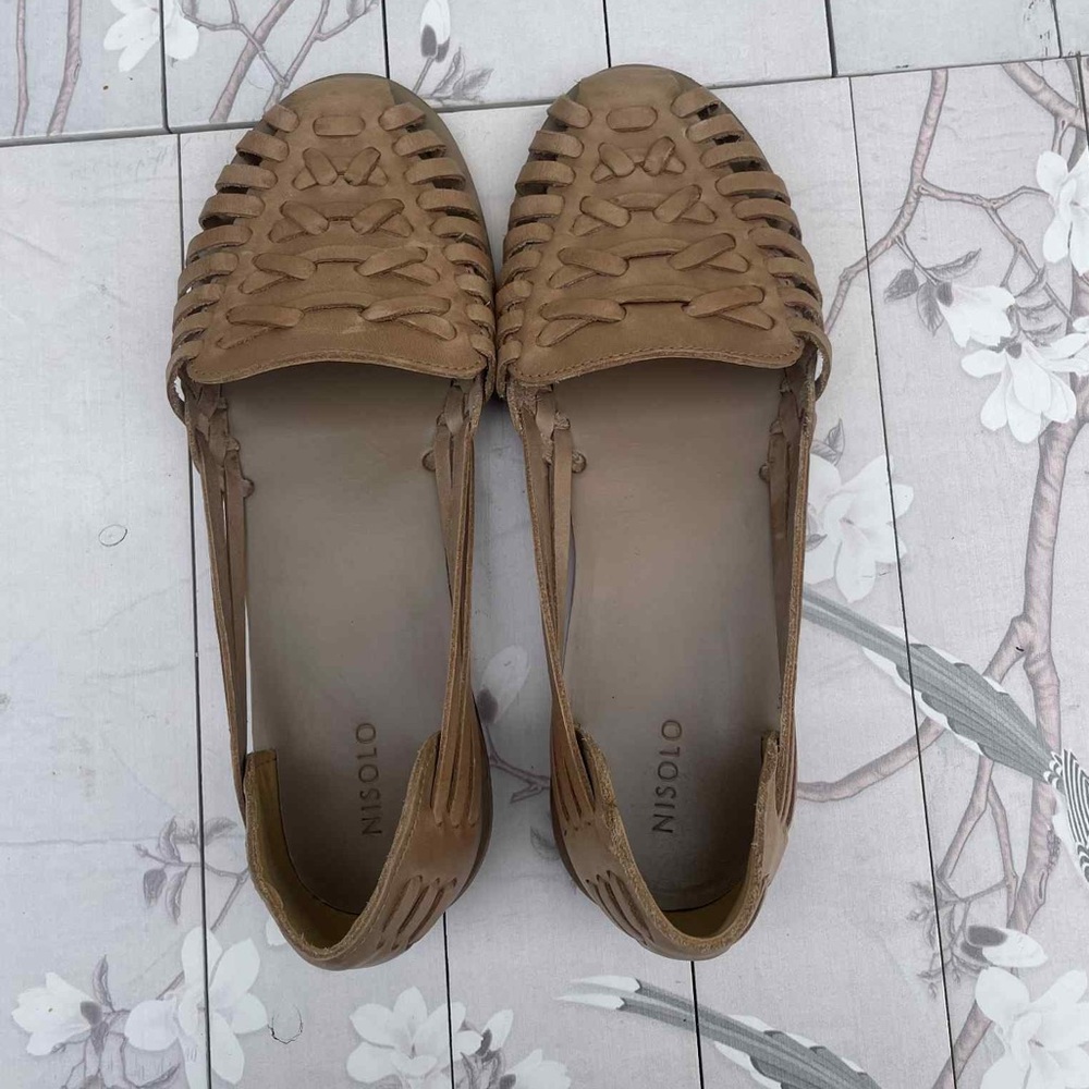 Nisolo Women's Brown Leather Loafers - Picture 2 of 5